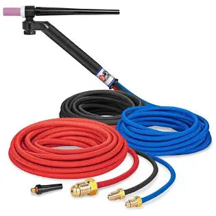 CK Worldwide FL2325SF Flex-Loc TIG Torch - 230 Amp Water-Cooled with 12.5' SuperFlex Cables