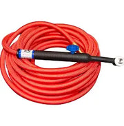 CK Worldwide CK24V-25-RSF RG TIG Torch - 80 Amp Rigid Head with Valve, Gas-Cooled, 25' SuperFlex Cable