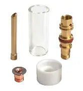 CK Worldwide D4GS418-P Gas Saver Kit with Pyrex Cup for 1/8" TIG Torch