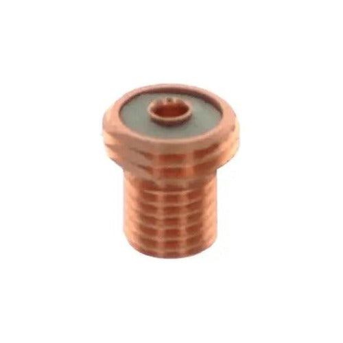 CK Gas Lens 3/32" 8-Series copper threaded body with grey ceramic insert TIG torch gas lens