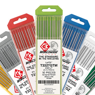 CK Worldwide 1/16" 2% Lanthanated Tungsten Electrode T1167GL2