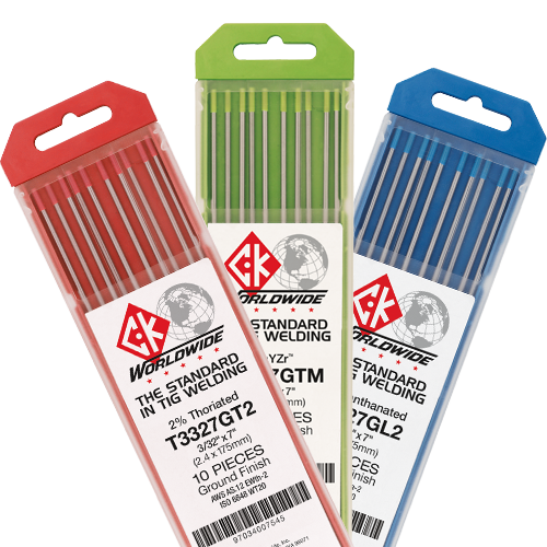 CK T147GT2 1/4" 2% Thoriated Tungsten Electrode