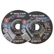 Walter 08P705 7" x 1/4" Metal Spin-On Xcavator Grinding Wheel