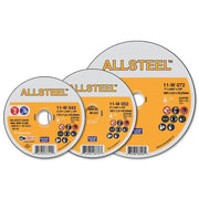 Walter 11W042 ALLSTEEL T1 cut-off wheel 4.5" x 3/64" x 7/8", A30TBF, max 13,300 RPM, orange label, steel and stainless