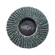 Walter 09A208 SPINLOCK flap disc 2 inch 80 grit teal abrasive flaps black quick-change plastic hub