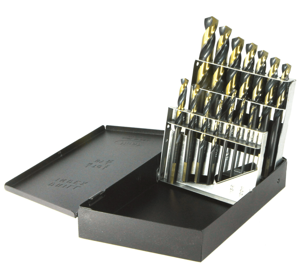 15PC MECH. DRILL BIT SET 3/8 SHK 1/16-1/2 BY 32THS
