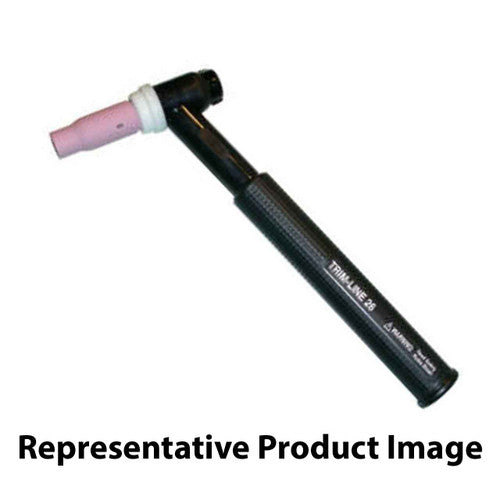CK Worldwide TL26-12-R RG 200 Amp Gas-Cooled TIG Torch with Rigid Head, 12.5' Cable