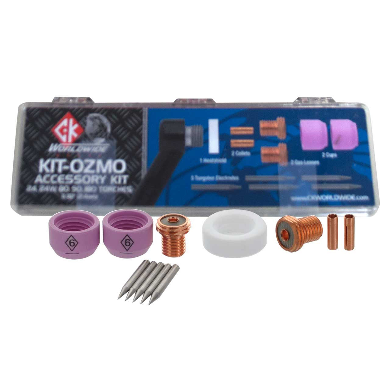 9 Series Accessory Kit for CK24 / CK24W Style TIG Torches