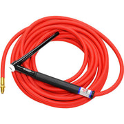 CK Worldwide CK1325HSF FX TIG Torch, 130 Amp Gas-Cooled, Flex Head, 25' Superflex Cables