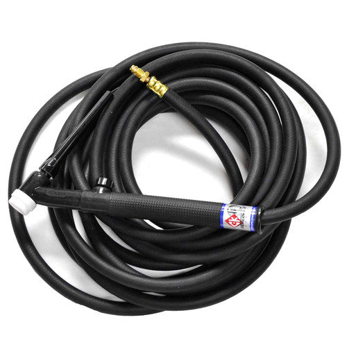 CK Worldwide CK17V-25RHD 150A TIG Torch with Valve, Gas-Cooled, 25