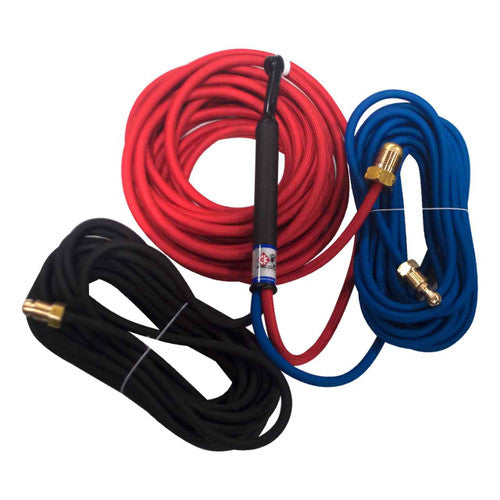 CK Worldwide CK1825SF 180 Amp Gas-Cooled TIG Torch with Rigid Head, 25' Super-Flex Cable