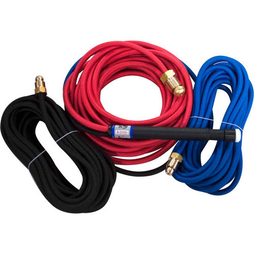 CK Worldwide CK20P-25SF 250 Amp Rigid Pencil TIG Torch, Water-Cooled, 25' SuperFlex Cable