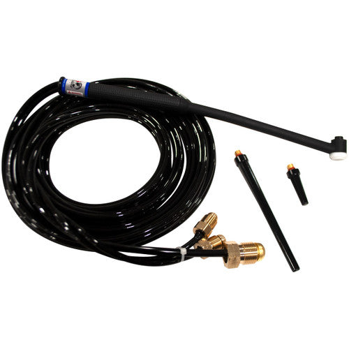 CK Worldwide CKXL212 - 250A Water-Cooled TIG Torch, 7.5" Rigid Head, 12.5' Cable