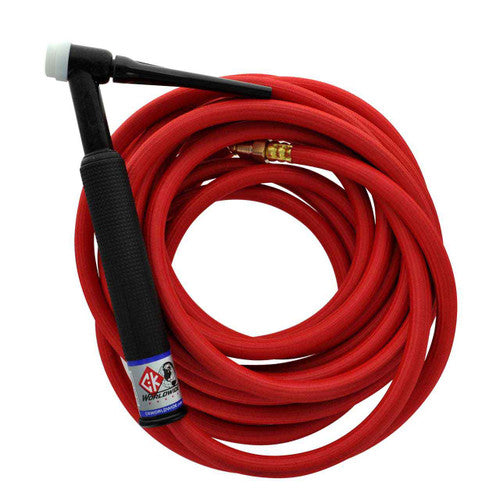 CK Worldwide CK2125HSF FX 200 Amp Flex Head Gas-Cooled TIG Torch with 12.5' Super-Flex Cable