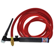 CK Worldwide CK2112VHSF FX 200 Amp Flex Head TIG Torch with Valve, Gas-Cooled, 12.5' Super-Flex Cable