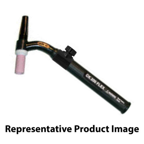 CK Worldwide CK212V FX - 250 Amp Flex Head TIG Torch with Valve, Water-Cooled, 12.5' Standard Cables