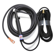CK Worldwide CK2125VNSF FX 200 Amp Flex Head TIG Torch with Valve, Gas-Cooled, 12.5' Super-Flex Cable