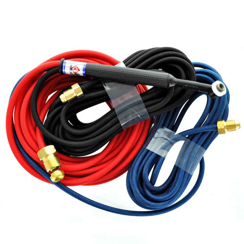 CK Worldwide CK24W-25SF 180 Amp Water-Cooled TIG Torch, Rigid Head, 25' SuperFlex Cable