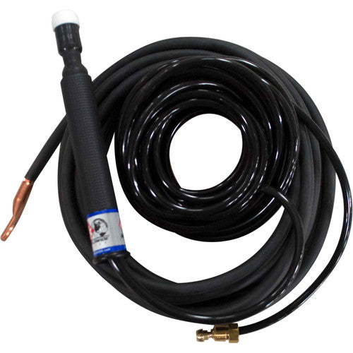 CK26P-25-2 - 200 Amp Gas-Cooled TIG Torch, Pencil Rigid Head, 25' Cable