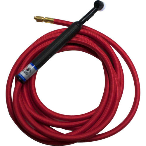 CK Worldwide CK812HSF 80 Amp Rigid Head TIG Torch, Gas-Cooled, 12.5' SuperFlex Cable