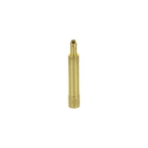 CK 2C040GS brass collet wedge 0.040" (1.0mm) slender gold-tone cylindrical body with tapered tip for TIG torch