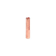 CK 13N24 copper TIG collet 1/8" (3.2mm) slotted cylindrical body with four-slot grip end and stepped threaded base