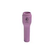 CK Worldwide 2A4L alumina TIG cup 1/4 inch x 1-7/8 inch, pink ceramic elongated nozzle 4L marked with stepped tapered body