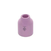 CK Worldwide 2AG5 alumina TIG cup 5/16" x 1", pink ceramic standard nozzle with size 5 diamond mark