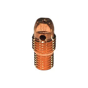 CK 13N26 copper collet body 0.040" (1.0mm) threaded body with gas port and cap labeled .040 for TIG torch