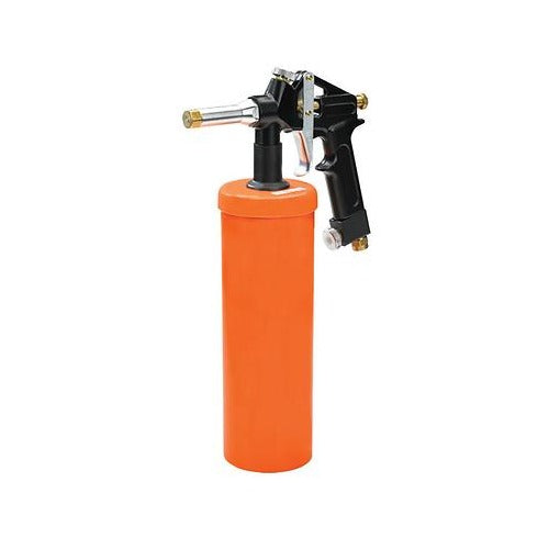 Walter 53L126 E-Weld Plasma hand sprayer orange canister with black spray gun trigger and nozzle anti-spatter hand sprayer
