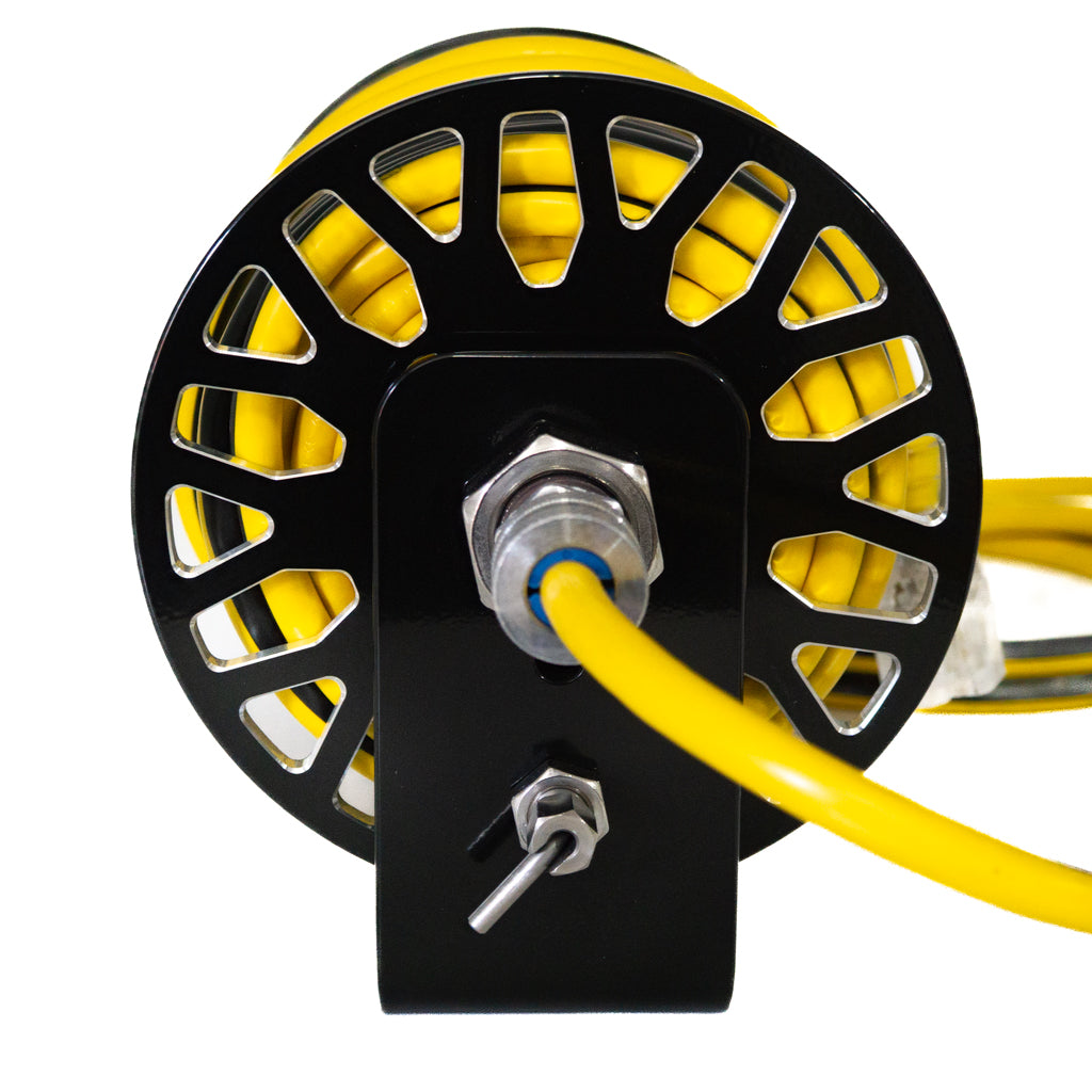 BadAssReels Mini FF19 Black Extension Cord Reel