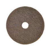 Walter 07X662 FX Stainless Quickstep disc 6" x 1/4" x 7/8" tan nonwoven flat abrasive disc with center arbor hole