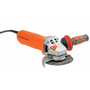 Walter 30A255 Mini-Plus 6255-J compact orange angle grinder with cutting disc and side handle