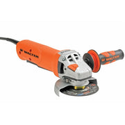 Walter 30A163 Mini 6163-B compact orange angle grinder with paddle switch and abrasive disc