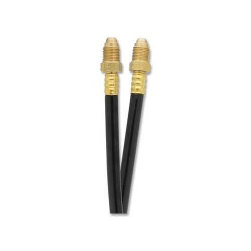 CK Hose Water Extension 25 ft black vinyl TIG torch water hose pair with brass flare connectors