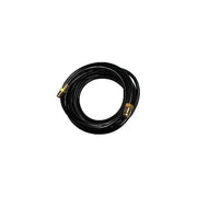 CK Worldwide 40V78L TIG power cable extension 25 ft, black jacket coiled, brass coupling and torch fitting