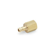CK Worldwide 2564 quick connect fitting, solid brass barbed male plug with hex nut female end