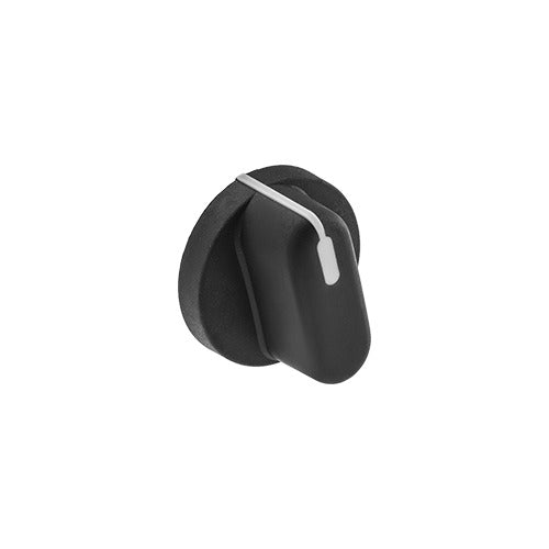 Badassreels black rubber remote knob with metal indicator strip for remote control potentiometer knob