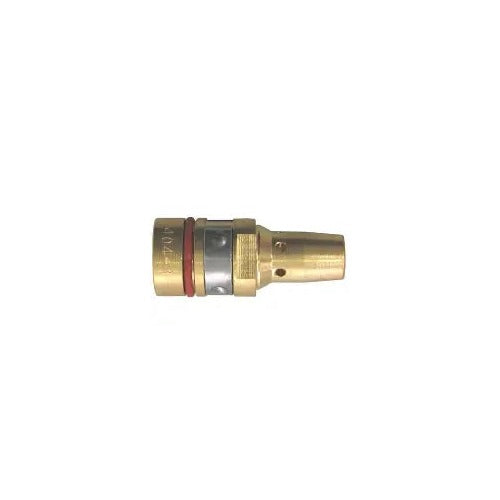 CK Retaining Head Heavy Duty Tregaskiss brass cylindrical diffuser with red o-ring for MIG gun