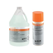 Walter 53F002 E-Weld Spatter Block aerosol 400ml orange can and 3.78L jug weld spatter release anti-spatter spray