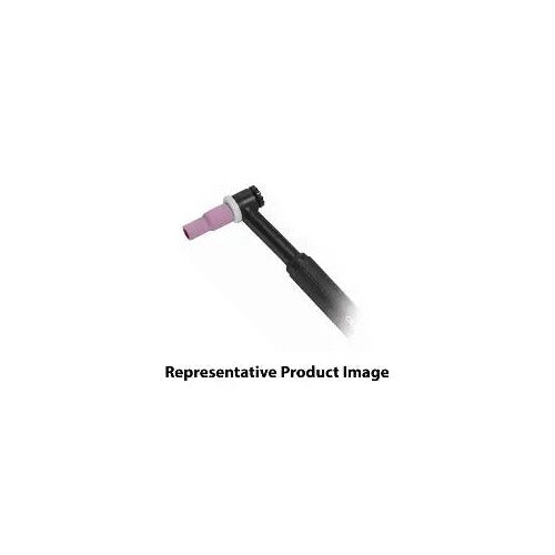 CK Torch Body Gas 100A 60-degree angled air-cooled TIG torch body with ceramic cup representative image