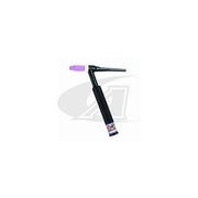 CK Torch Body Only 350 Amp rigid angled TIG torch body with purple ceramic cup and black handle