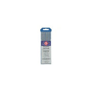 CK Worldwide T187GZ 1/8" 0.8% Zirconiated tungsten electrode 10-pack in blue-labeled sleeve, TIG welding tungsten electrode