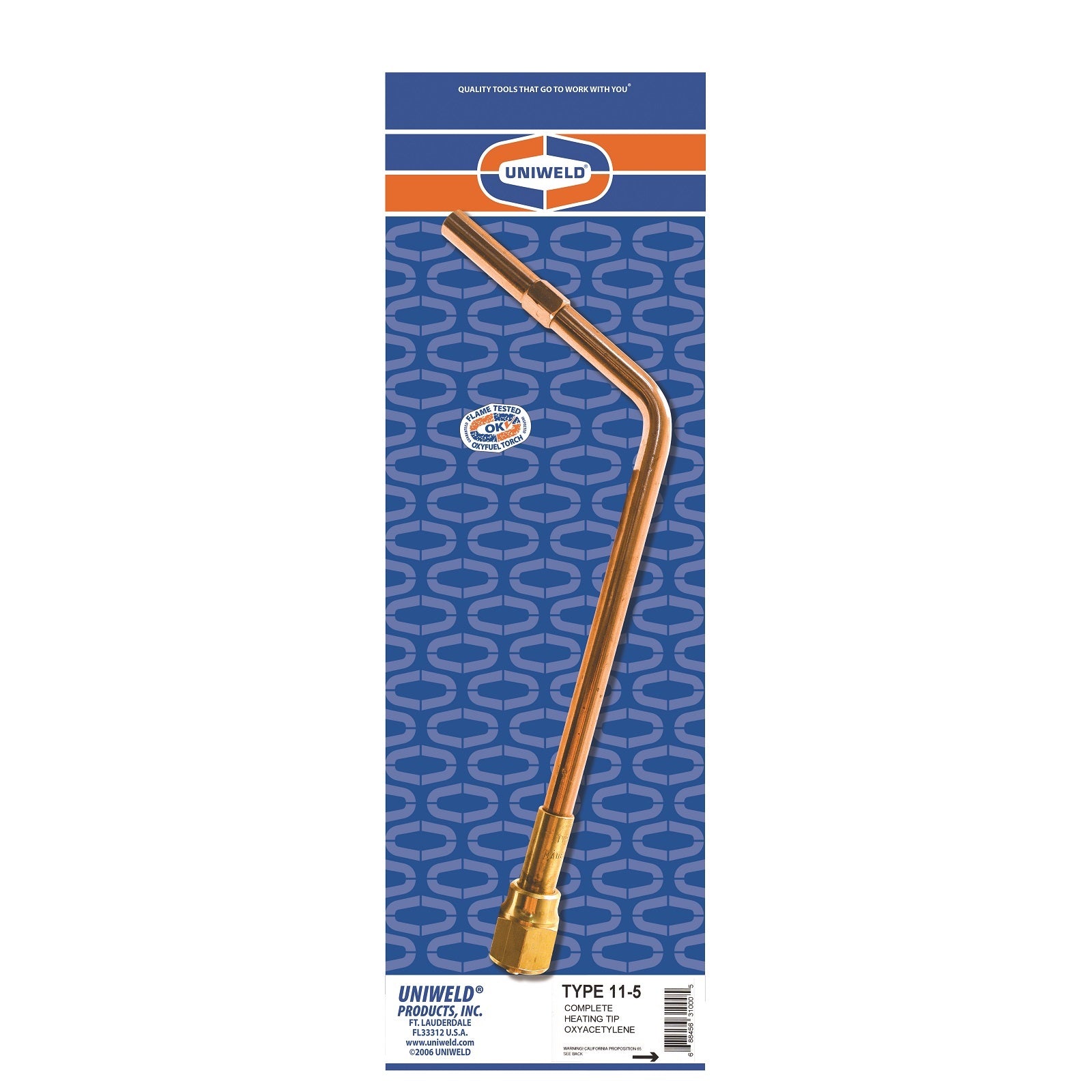 Uniweld Heating Tip  #8 - TYPE11-8 Journeyman Series