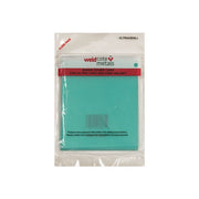 Weldcote ULTRAVIEWLI Ultra-View inside cover lens 5-pack in clear poly bag showing stacked teal lenses