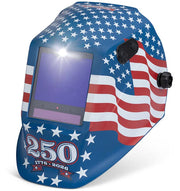 Lincoln Electric Viking 3350 ADV Star-Spangled 250th Edition K6064-5 helmet with flag graphic, welding helmet