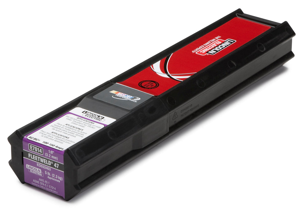 Lincoln Fleetweld® 47 - 7014 Stick Electrodes 3/32" 5-lb Tube