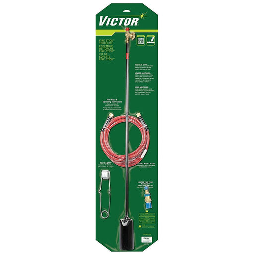 Victor HS 101 Torch Kit, Fire-Stick, 350,000 BTU's - 0384-1251