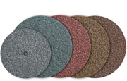 Walter 07R453 Quick-Step Blendex 4.5" medium surface conditioning disc, non-woven fibre, red grade shown, abrasives