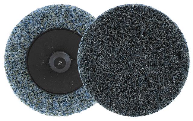 Walter 09G102 2-inch Coarse SPINLOCK surface conditioning disc, blue nonwoven fiber, snap-lock mandrel, conditioning disc